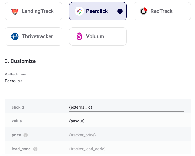 How to set up conversion tracking with Peerclick? photo 5