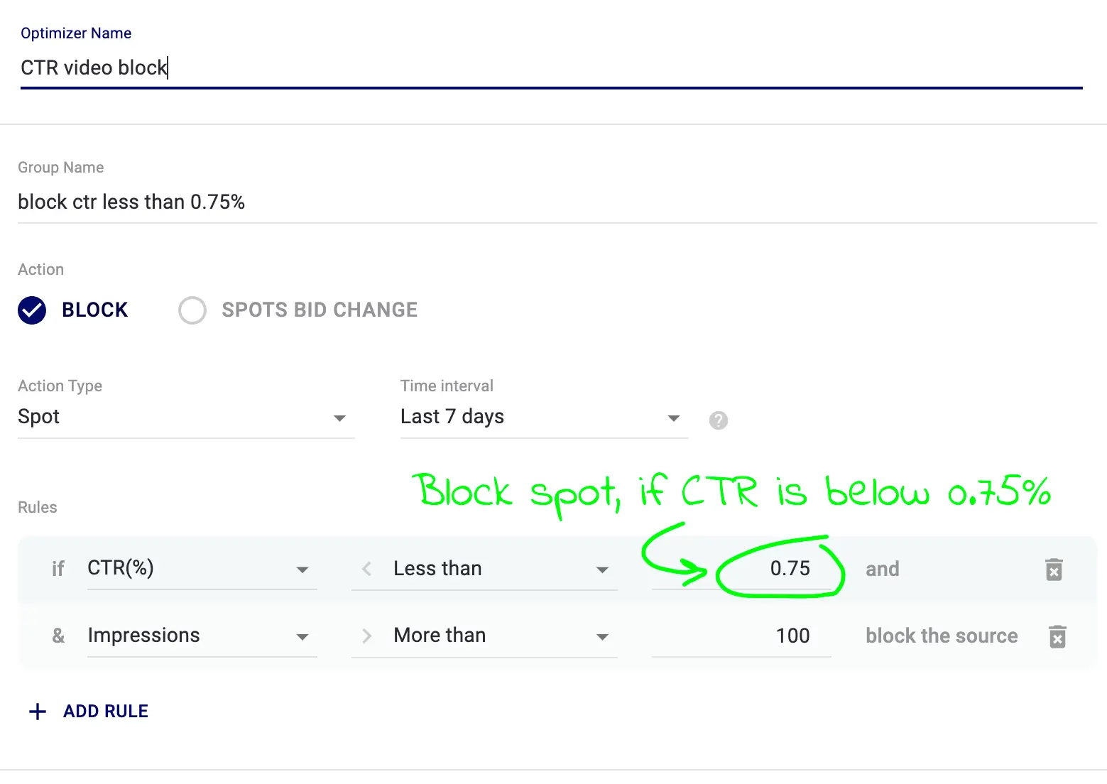 Optimizer 3 Blocking sources with too low CTR.webp