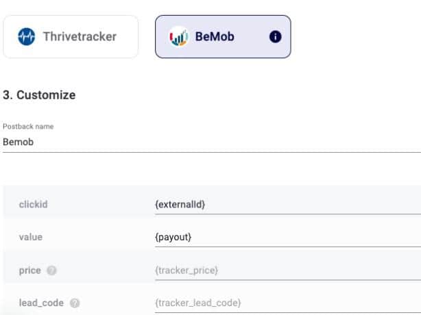 How to set up conversion tracking with Bemob? photo 6