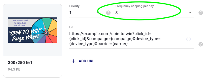 Как работает Frequency capping? photo 1